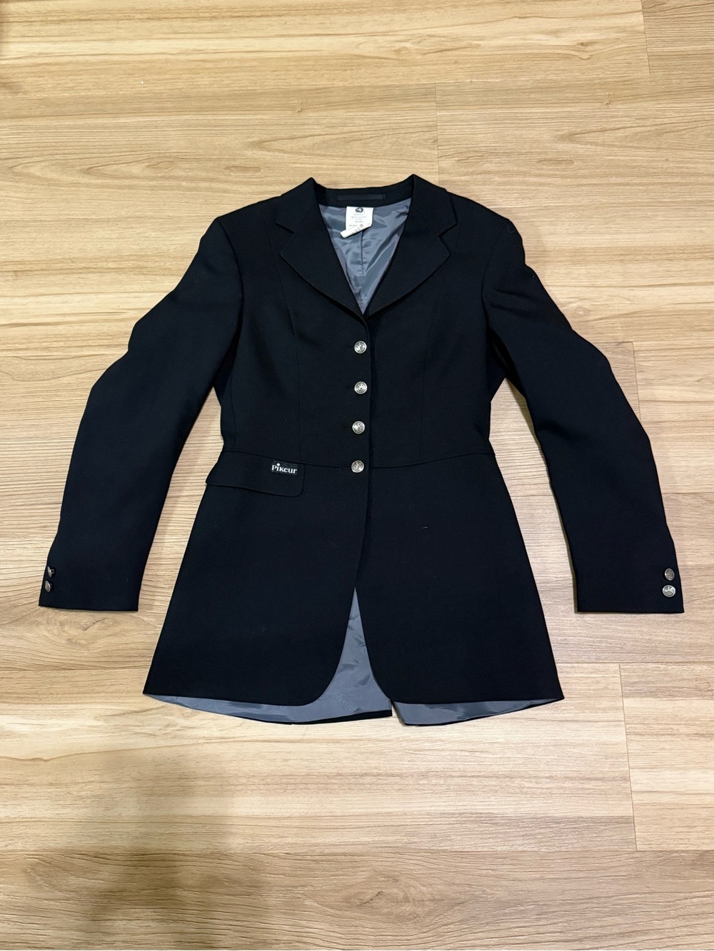 PIKEUR Equestrian Dressage Riding Jacket 26 Horse Show Competition Blazer Black